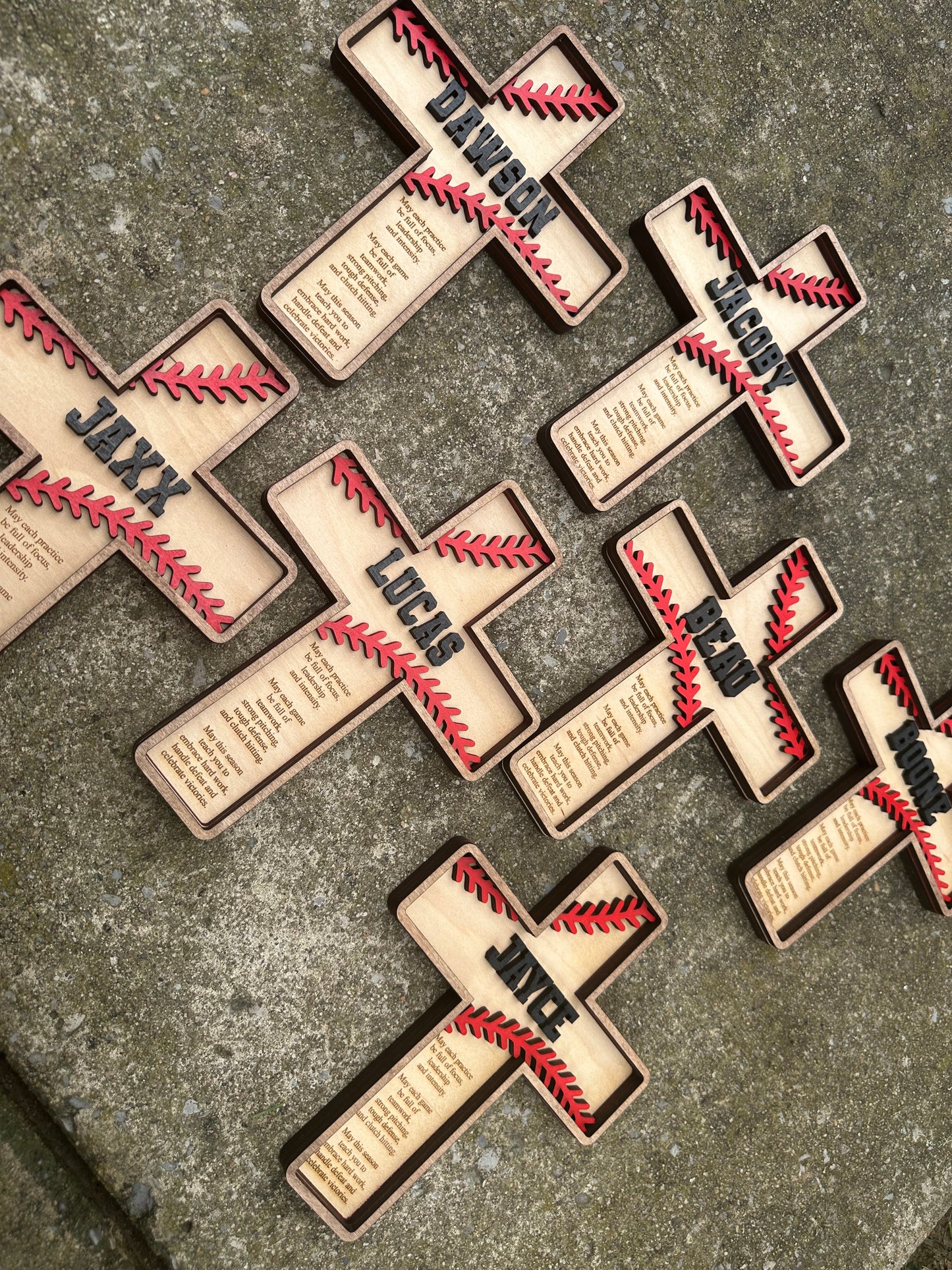 Sport prayer crosses