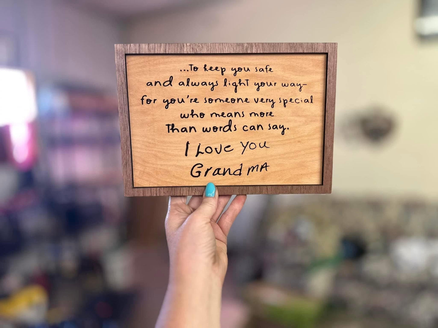 Handwritten signature plaques