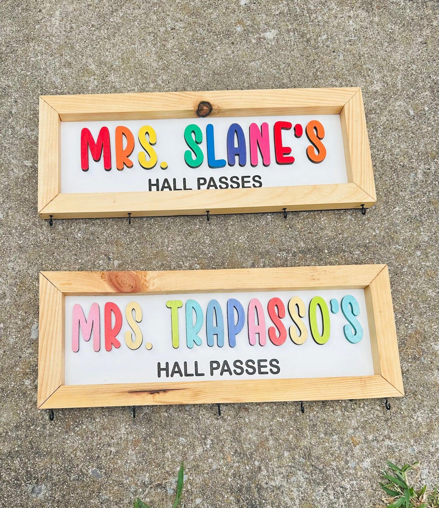 Hall Pass Plaque