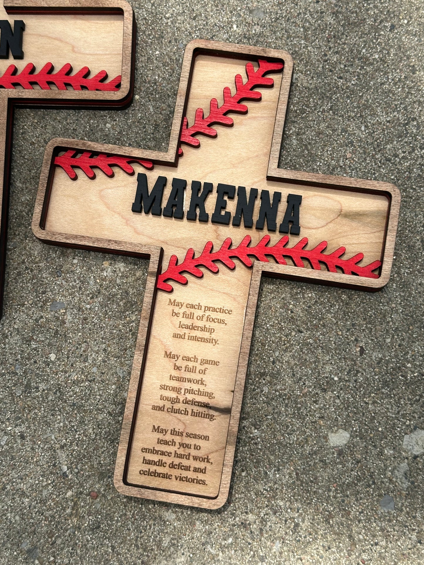 Sport prayer crosses